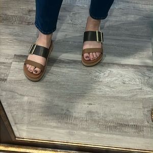 Sorel sandal worn one time
